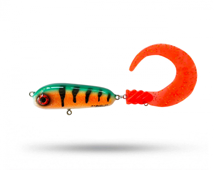 AH Baits Tail XL - Christmas Perch i gruppen Fiskedrag / Tailbeten hos Örebro Fiske & Outdoor AB (AH Tail XL - Xmas Perch)